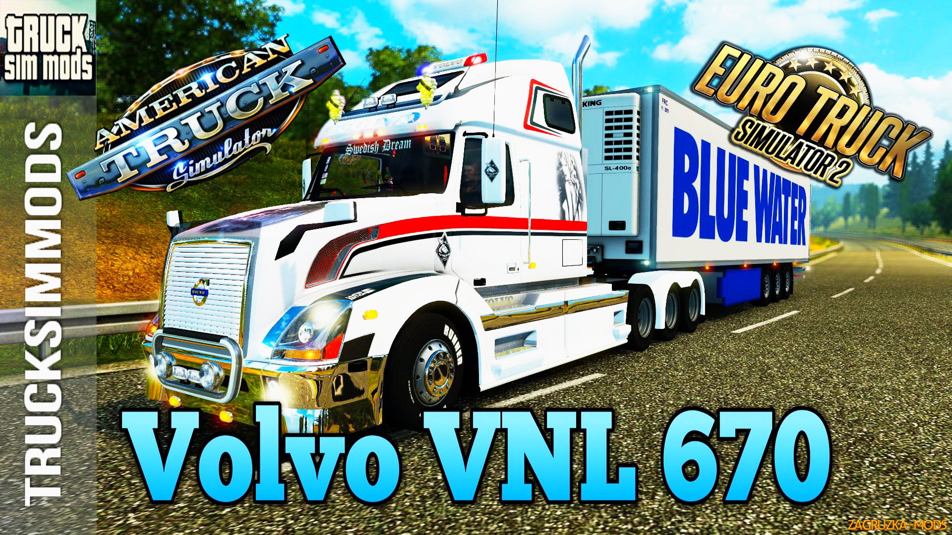 Volvo VNL 670 + Interior v1.4.2 for ATS