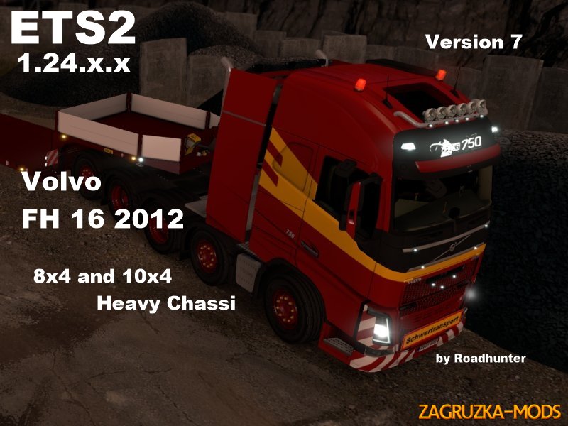 Volvo FH 2012 8x4 and 10x4 [1.24.x]