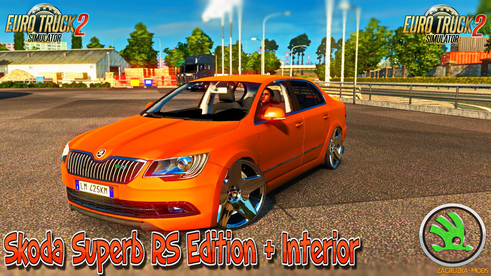 Skoda Superb RS Edition Reworked + Interior v1.0 (1.24.x) for ETS 2