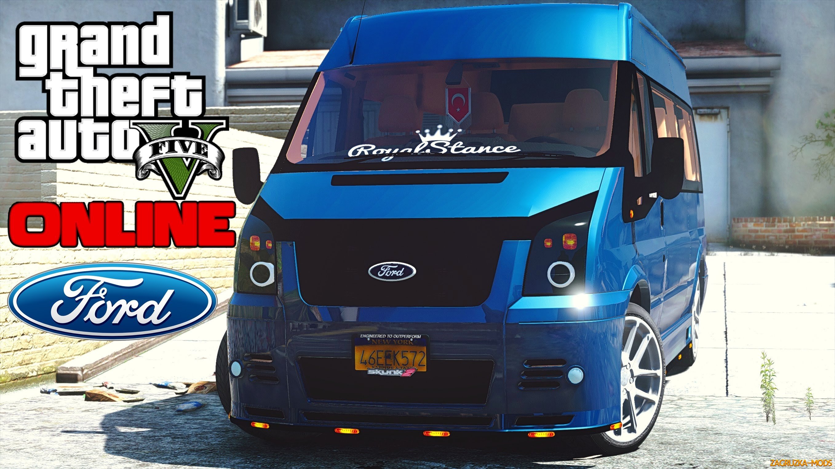 Ford Transit v1.1 for GTA 5