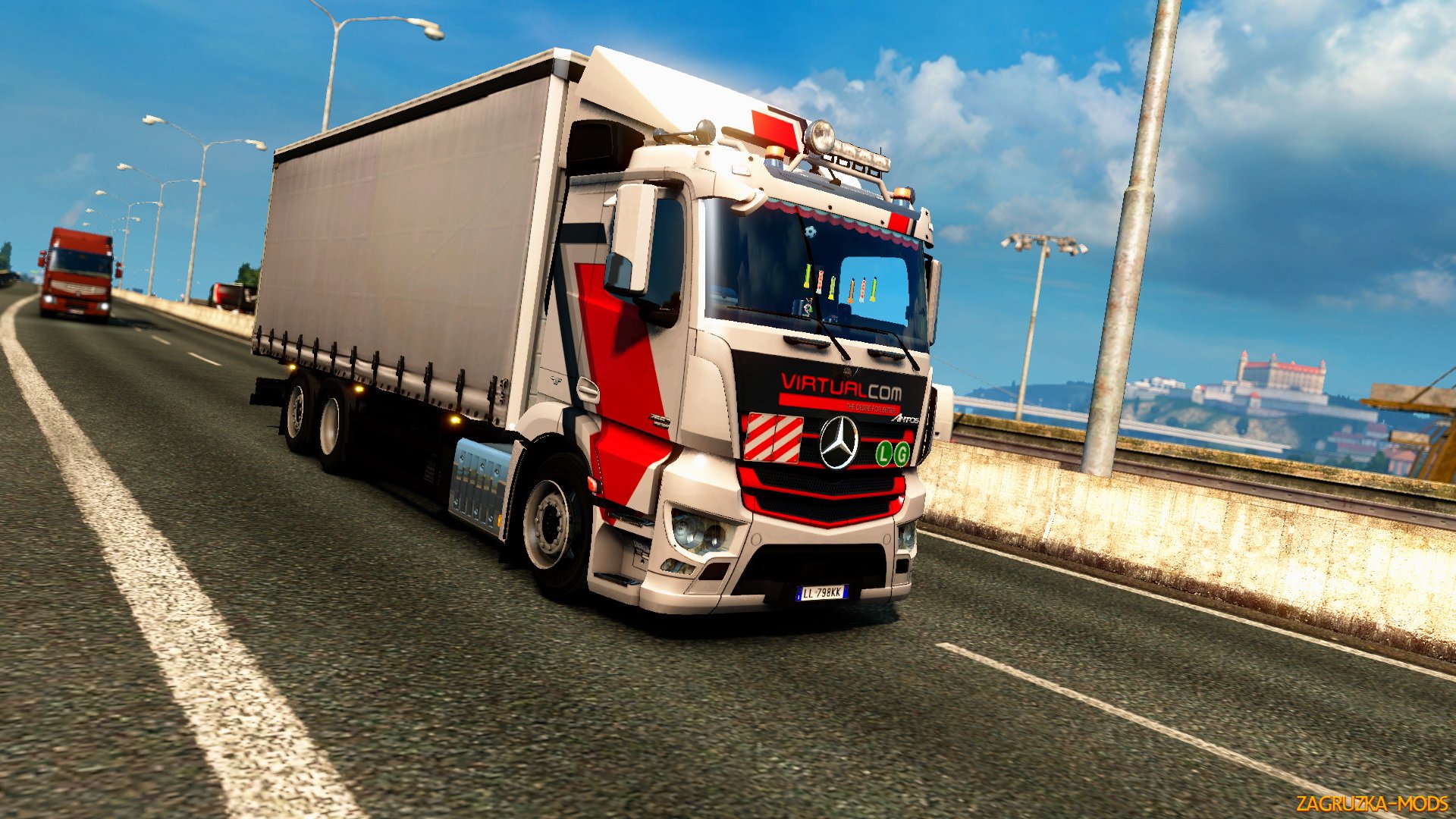 Mercedes-Benz Antos 2012 + Interior v1.2.0.1.23 (1.27.x) for ETS 2 Mercedes-Benz Antos 2012 + Interior v1.2.0.1.23 (1.27.x) for ETS 2