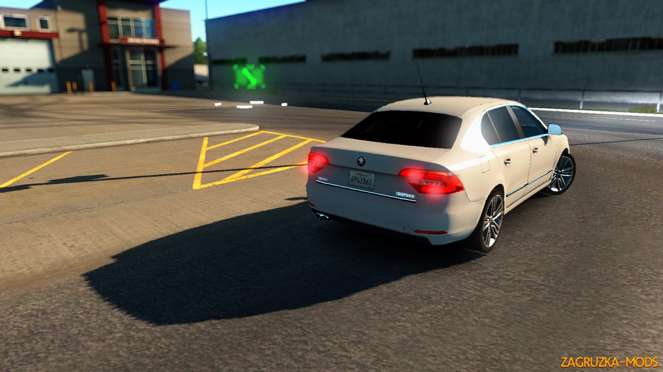 Skoda Superb 2014 + Interior v1.2 (Traffic driver) for ATS Skoda Superb 2014 + Interior v1.2 (Traffic driver) for ATS
