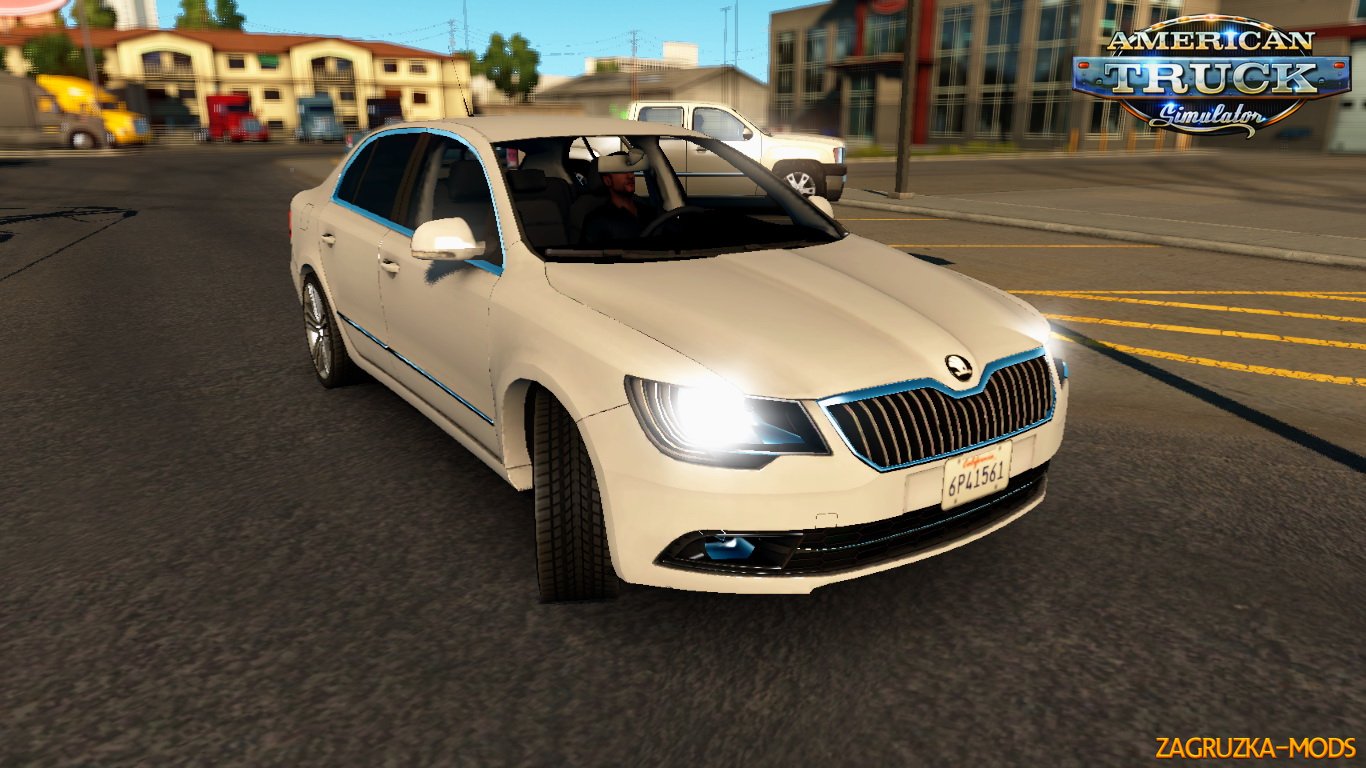 Skoda Superb 2014 + Interior v1.2 (Traffic driver) for ATS Skoda Superb 2014 + Interior v1.2 (Traffic driver) for ATS