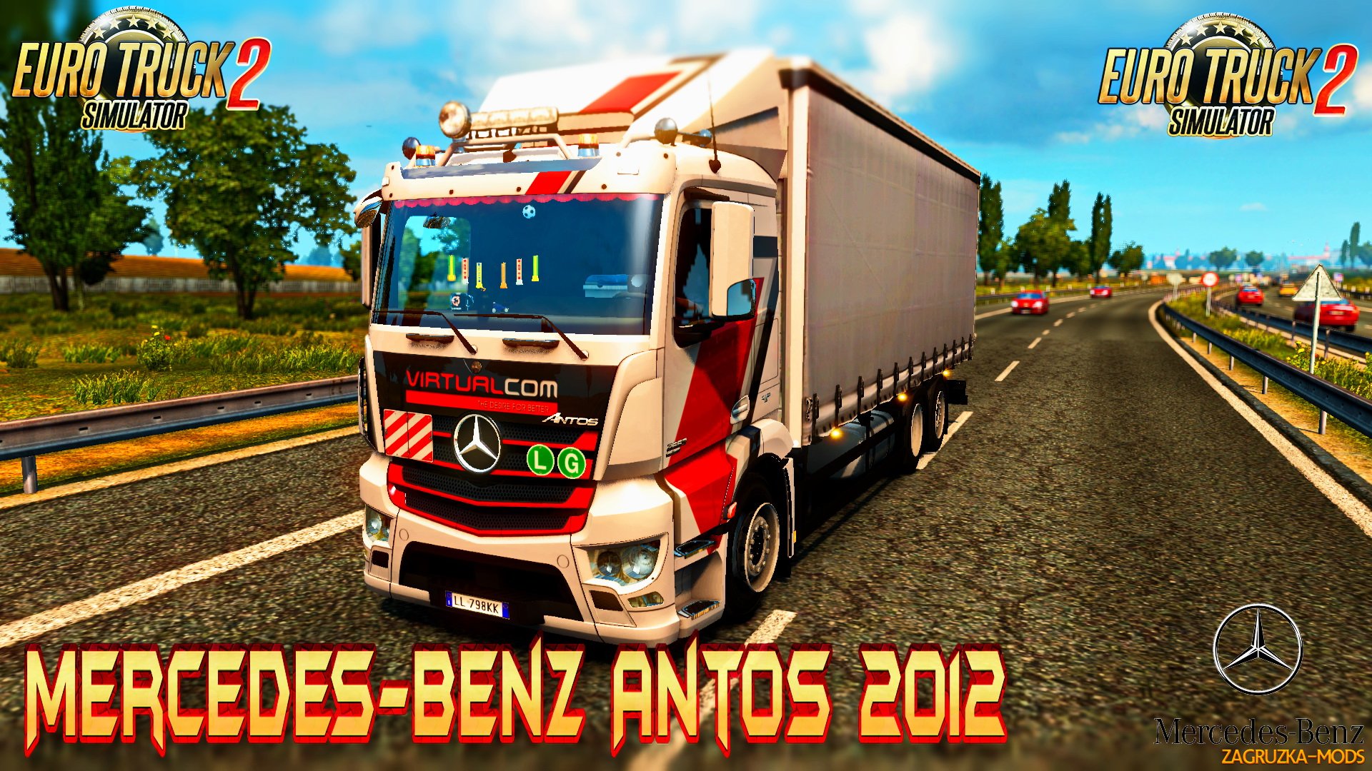 Mercedes-Benz Antos 2012 + Interior v1.2.0.1.23 (1.25.x) for ETS 2