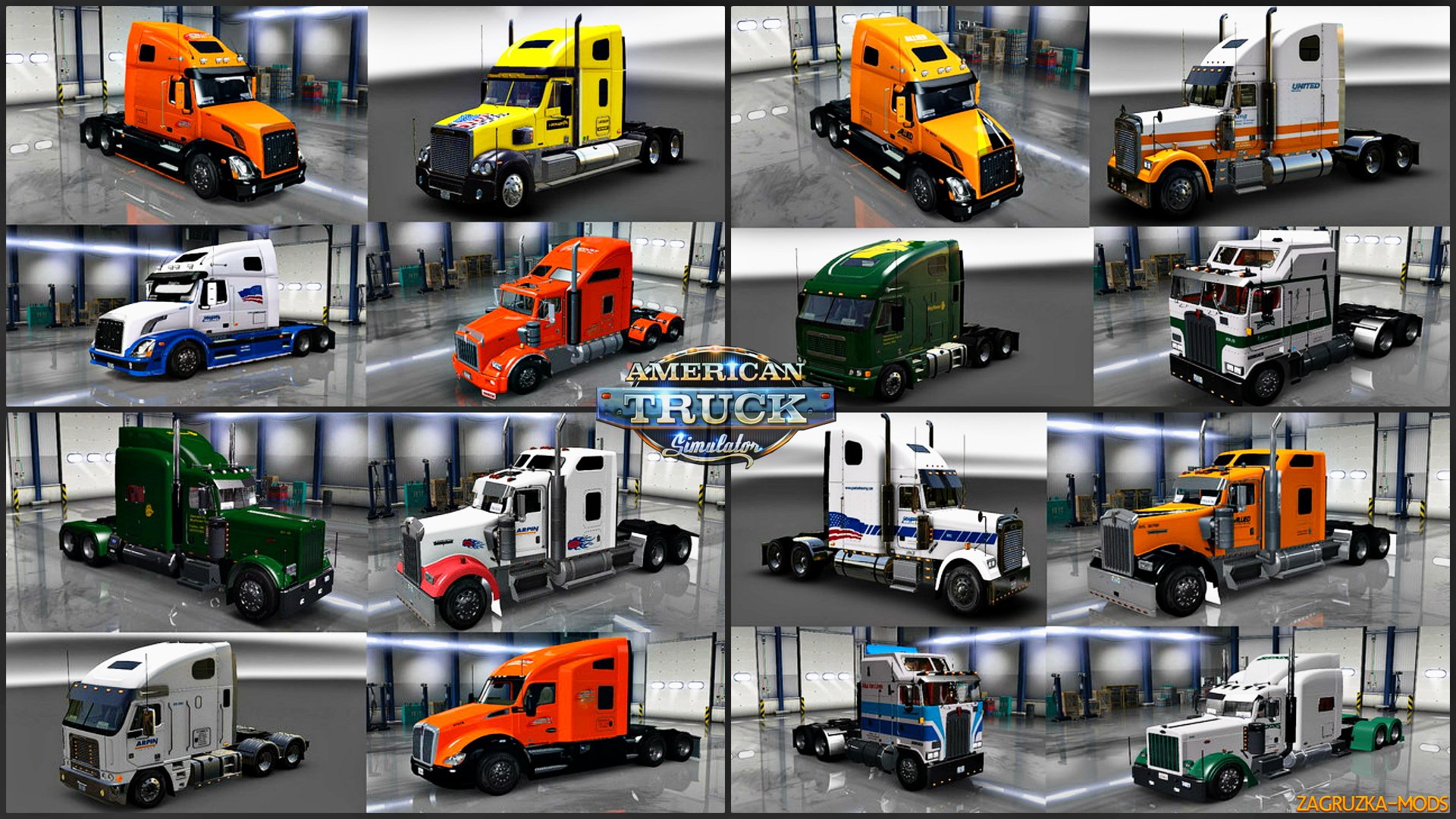Long Distance Movers Truck Skins Pack v1.0 for ATS