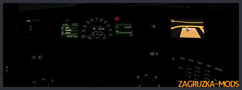 Volvo FH16 2012 Dashboard Lighting v1.2 by nIGhT-SoN