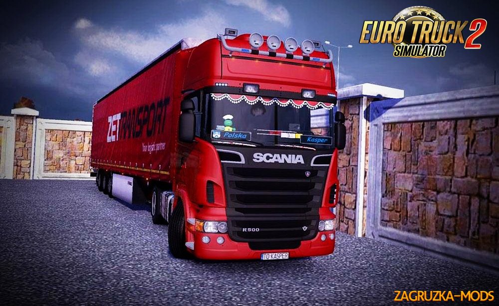 Scania R500 + Interior v1.0 (1.24.x) for ETS 2