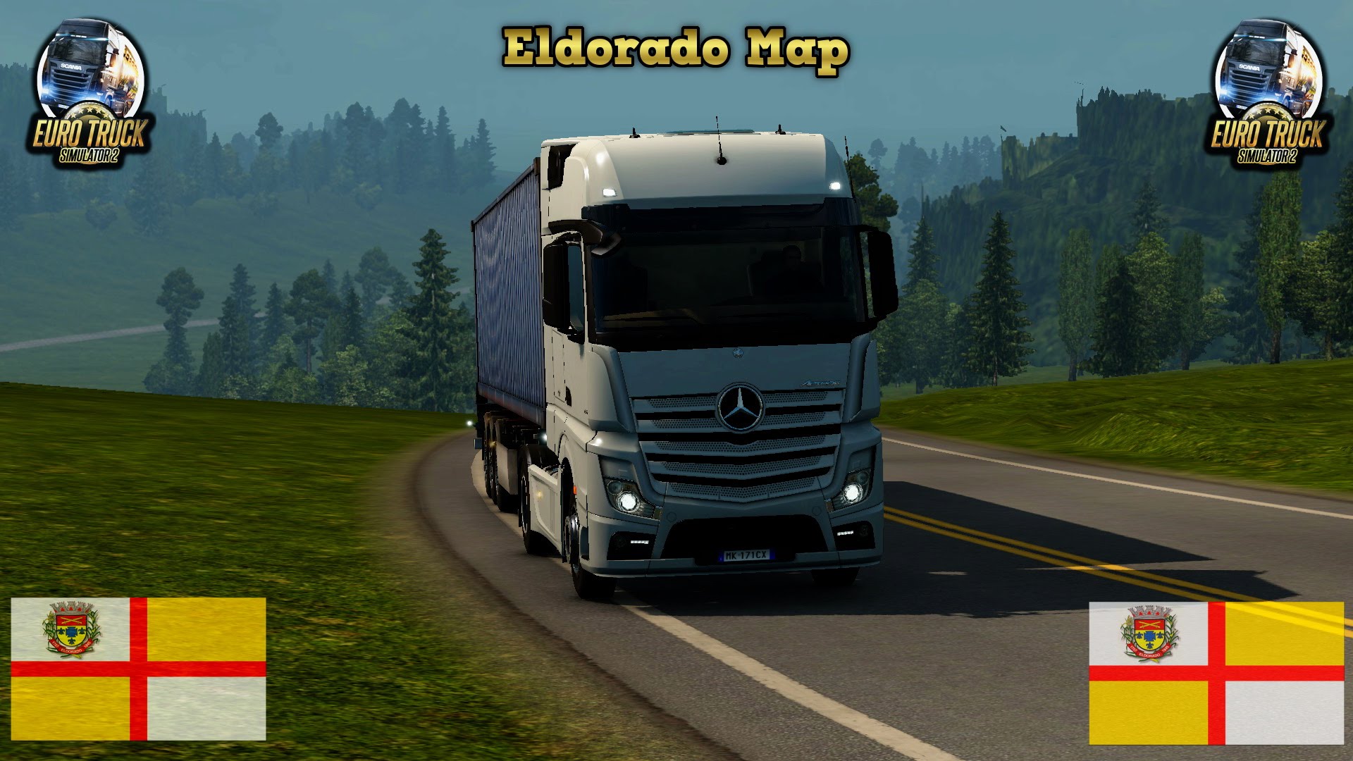 Eldorado Rodobrasil Map v1.6.2 by Elvisfelix (v1.24.x) for ETS 2