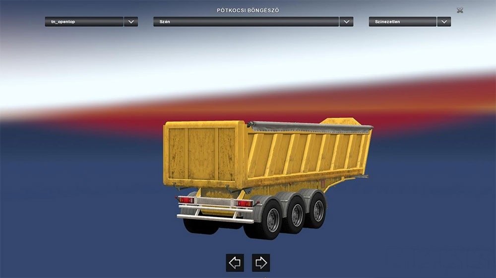 Opentop trailer for ETS2