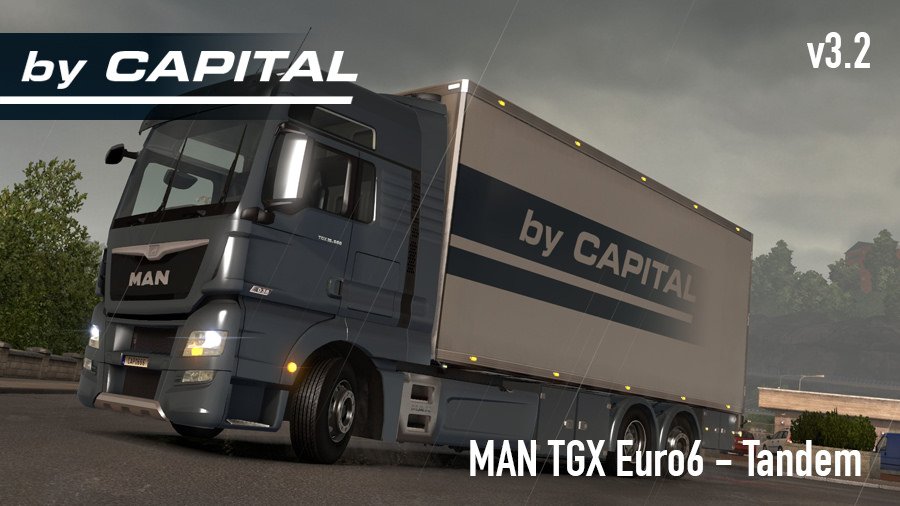 MAN TGX Euro 6 Tandem v3.2