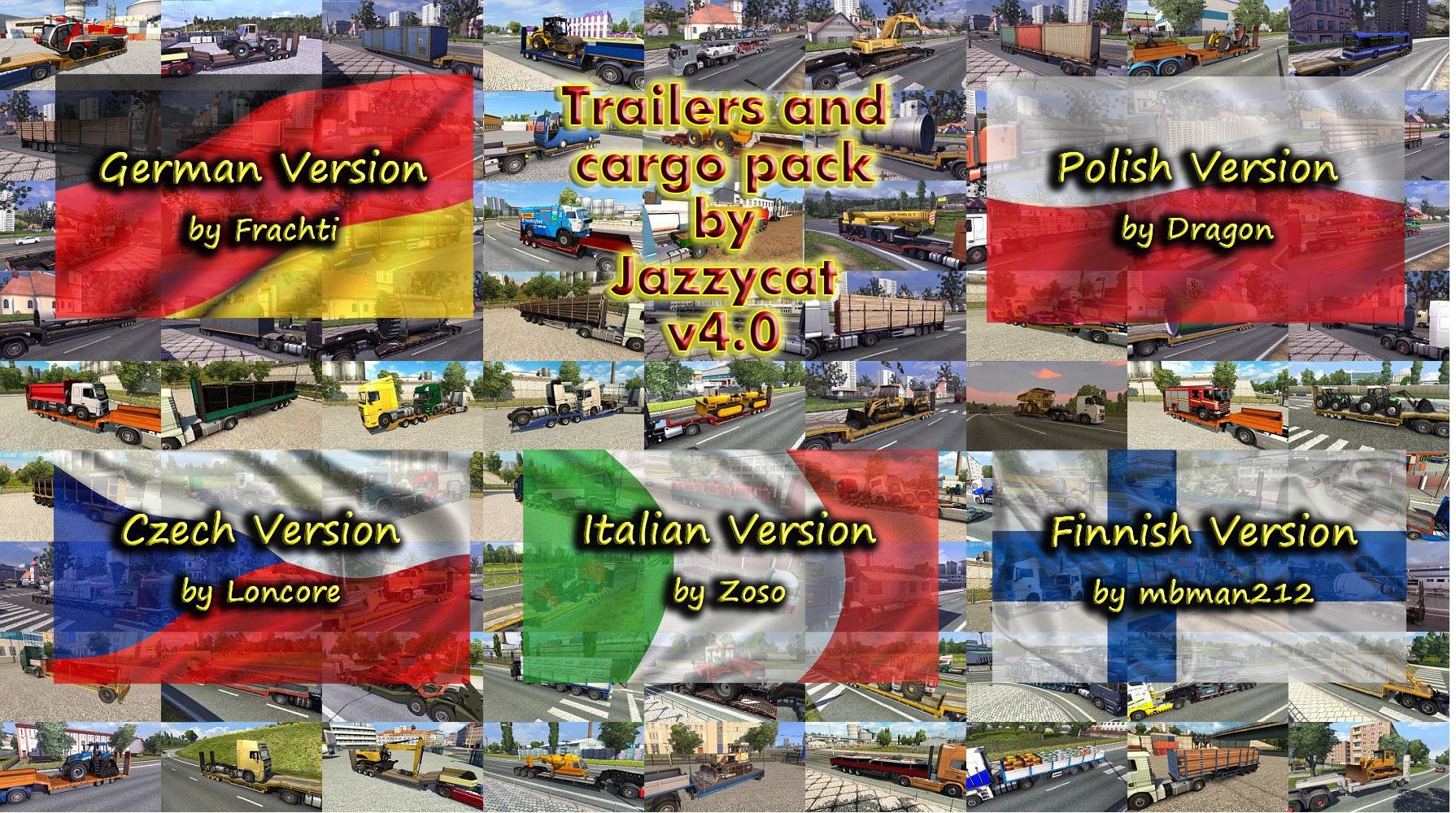 Language Pack for Trailers and Cargo Pack v4.0 by Jazzycat