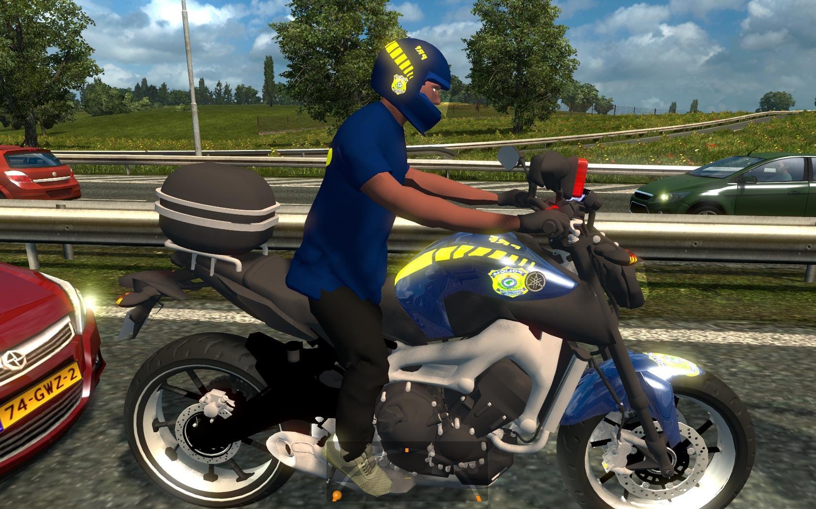 Bikers in traffic for ETS2 [v1.23 and 1.24]