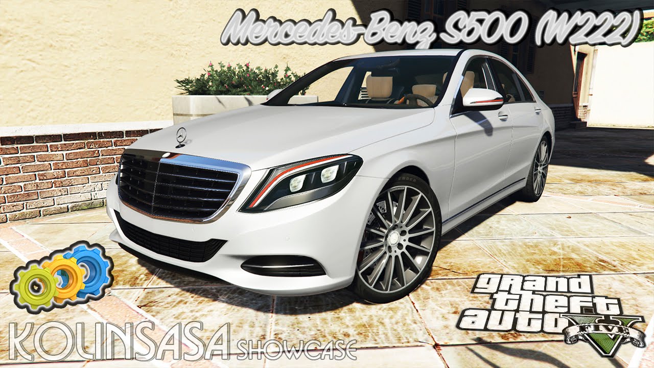 Mercedes-Benz S500 W222 v2.2 for GTA 5