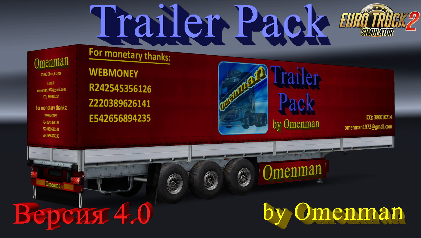 Trailer Pack v4.0 by Omenman (1.24.x) for ETS 2