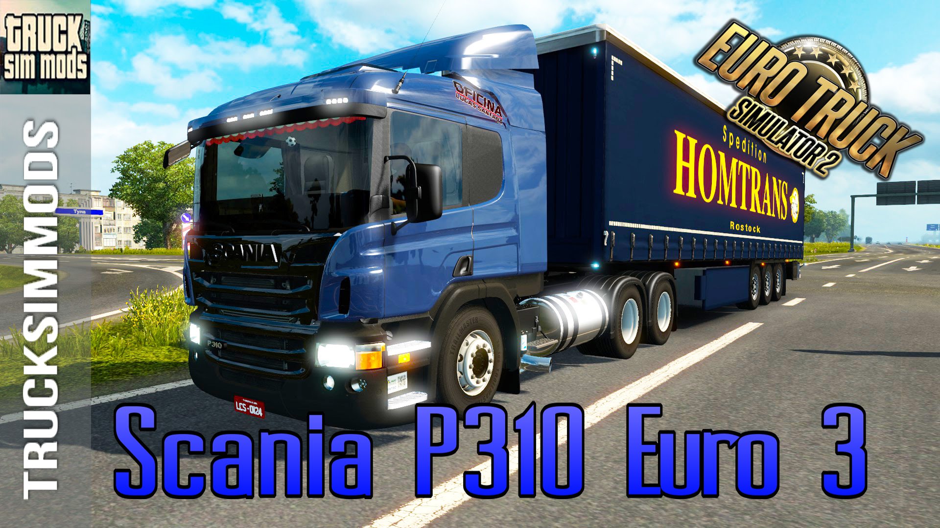 Scania P310 + Interior v1.0 (1.24.x) for ETS 2