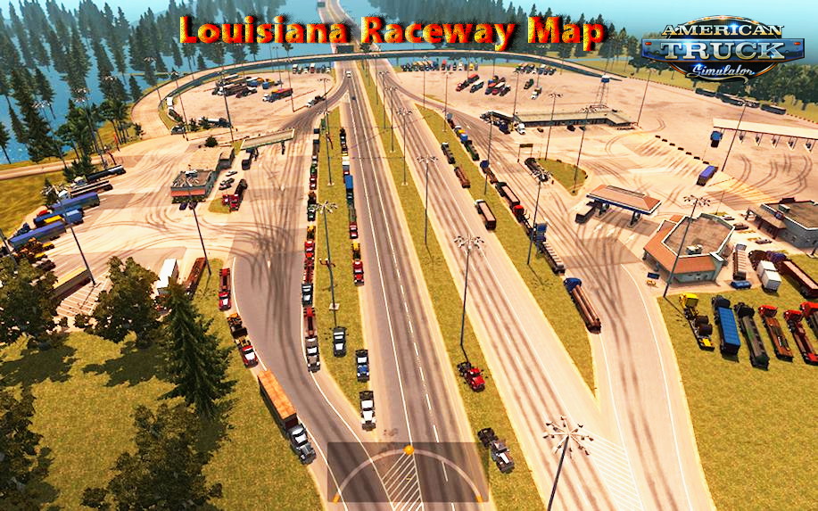 Louisiana Raceway Map v1.2.2 by Rickpp for ATS