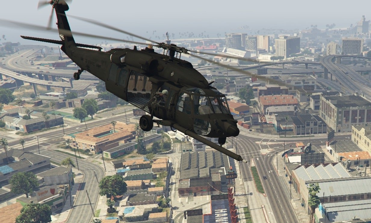 Helicopter MH-60L Black Hawk v1.3. for GTA 5