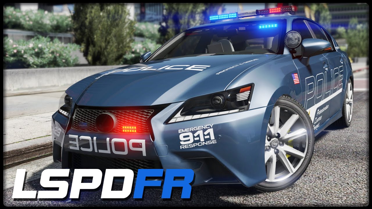 Lexus GS 350 Police Car v2.0 for GTA 5