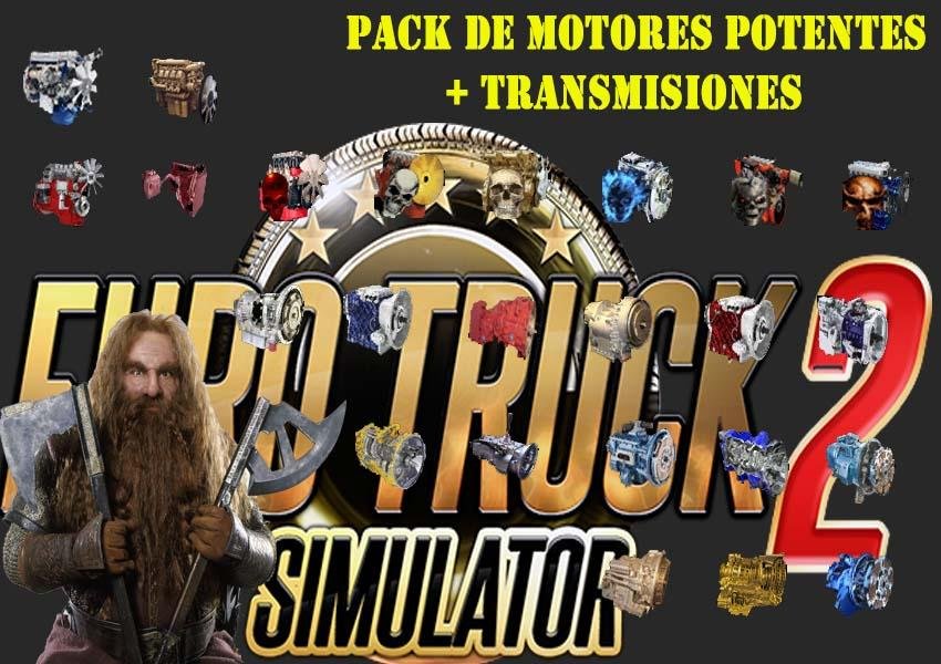 Pack de 10 Motores potentes + 14 transmisiones [1.24.x]