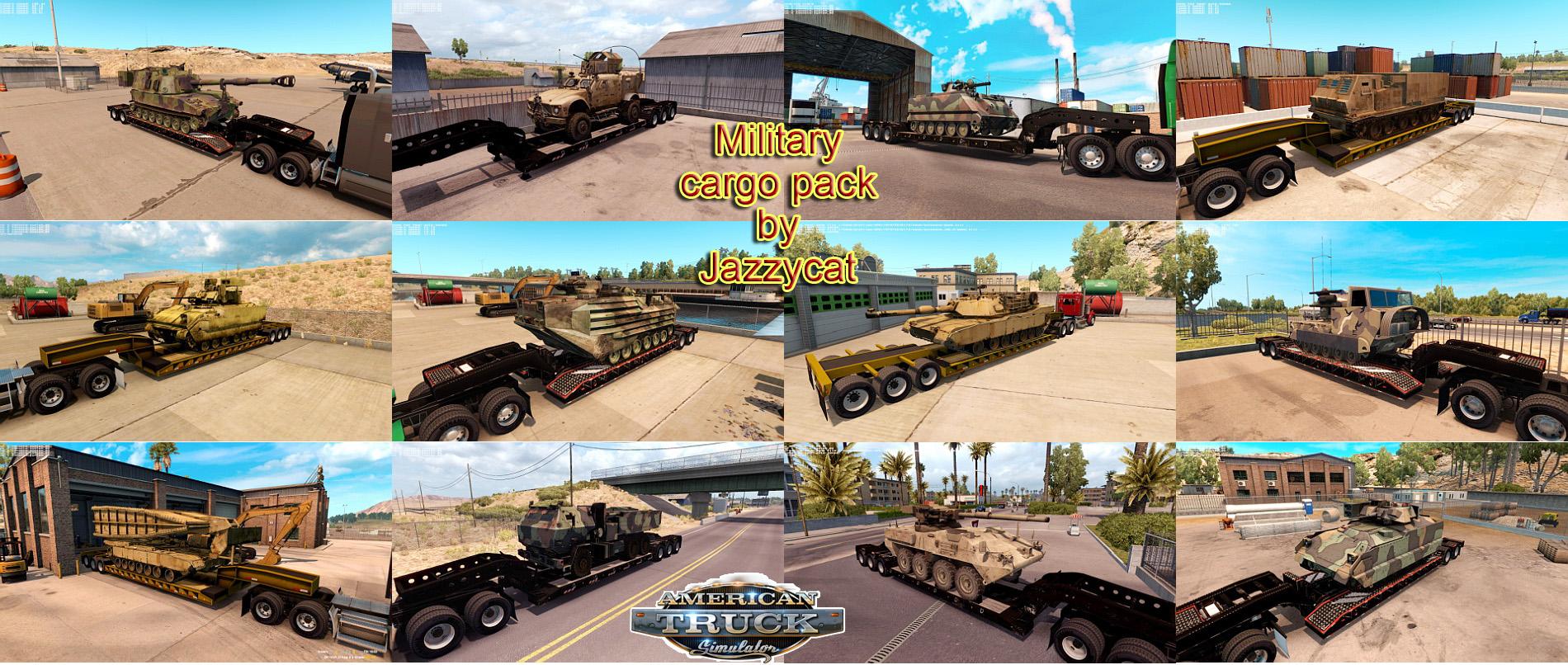 Military Cargo Pack v1.0 by Jazzycat for ATS