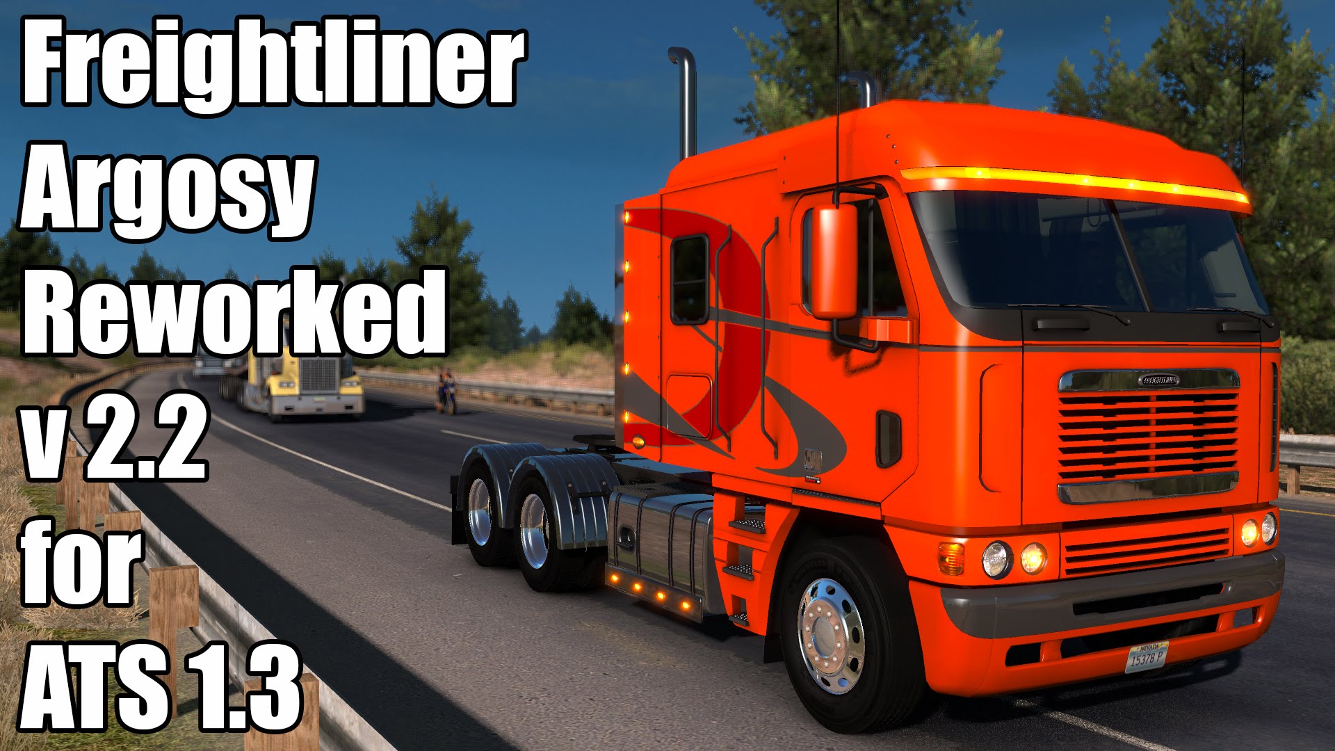 Freightliner Argosy Reworked v2.2 by H.TRUCKER (v1.3.x) for ATS