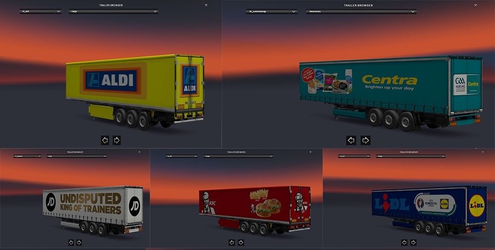 Trailers Pack v1.24 by Kacperth