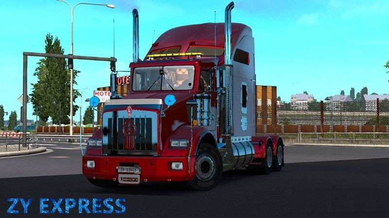 Kenworth T800 v 2.3 Final + DLC for Ets2 [1.24.x]