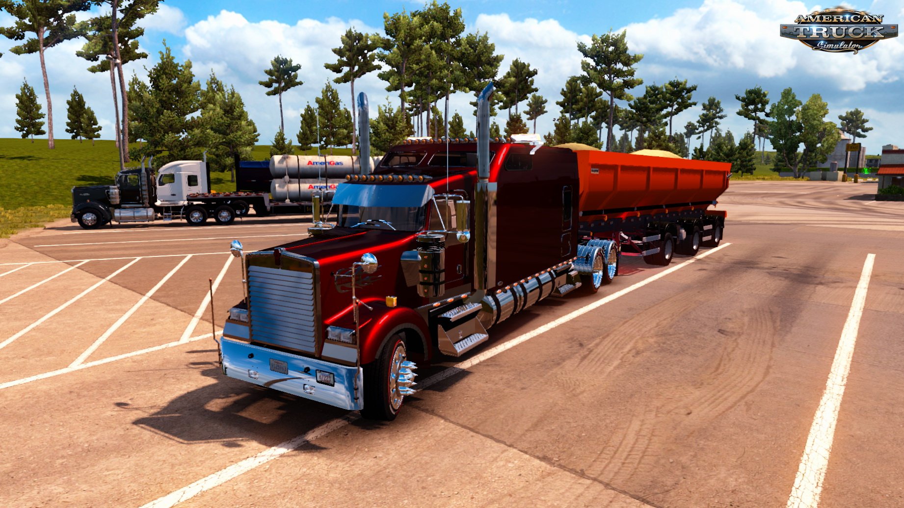 Kenworth W900 XXL + Interior v1.0 (v1.4.x) for ATS