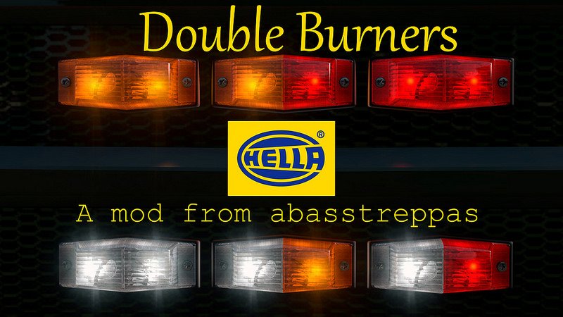Hella Double Burners for Ets2