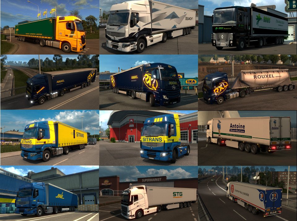 Eskolaite Skin Pack v5 for Ets2