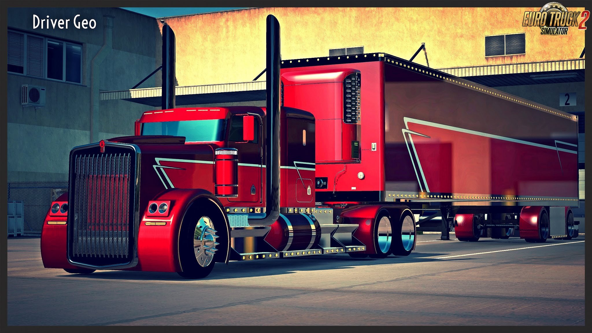 Kenworth The Phantom + Phantom Trailer v1.0 for ETS 2