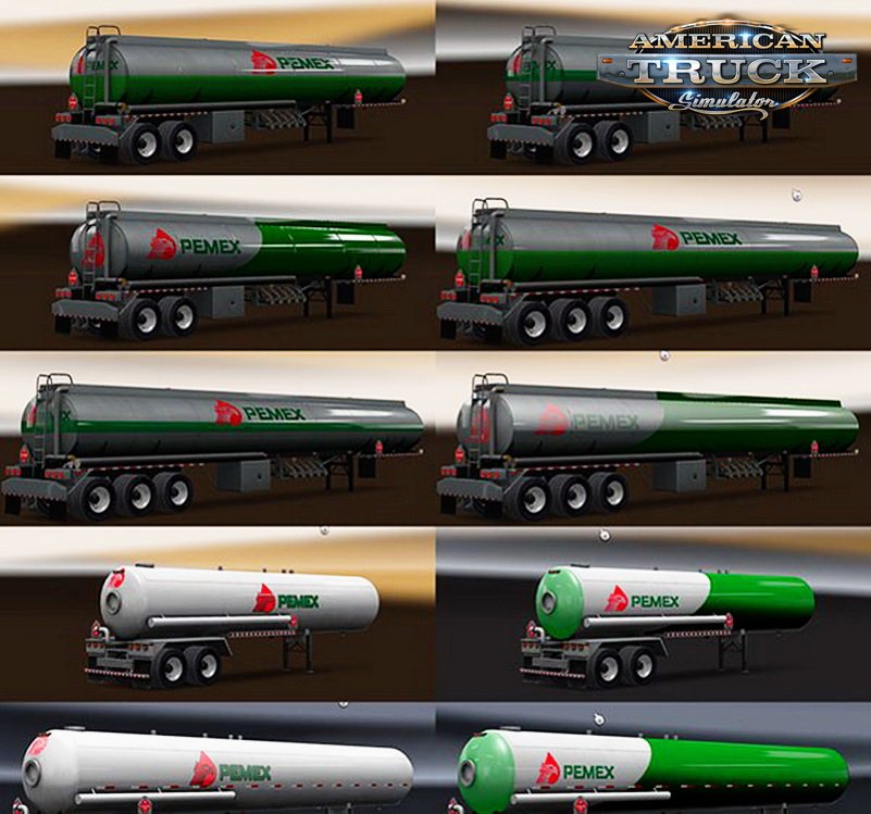 Mexican & American Companies Trailers Skin Pack v1.0 for ATS