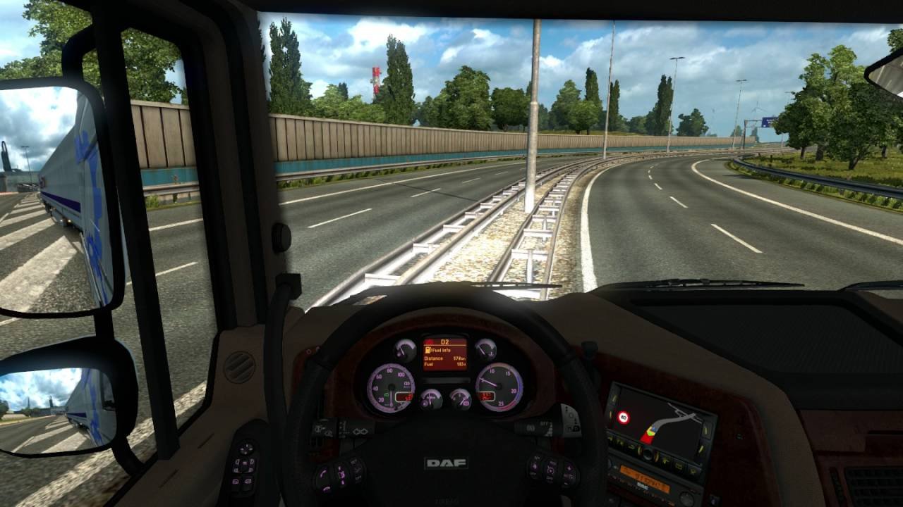 New DAF XF 105 board computer with own sounds by piva