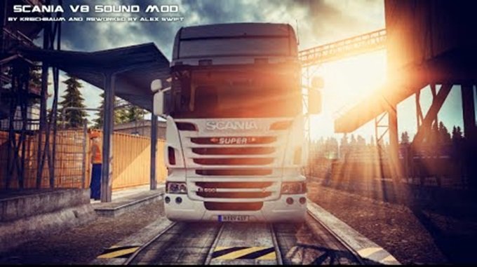 Scania V8 Stock Sound Mod v3.0 for Ets2