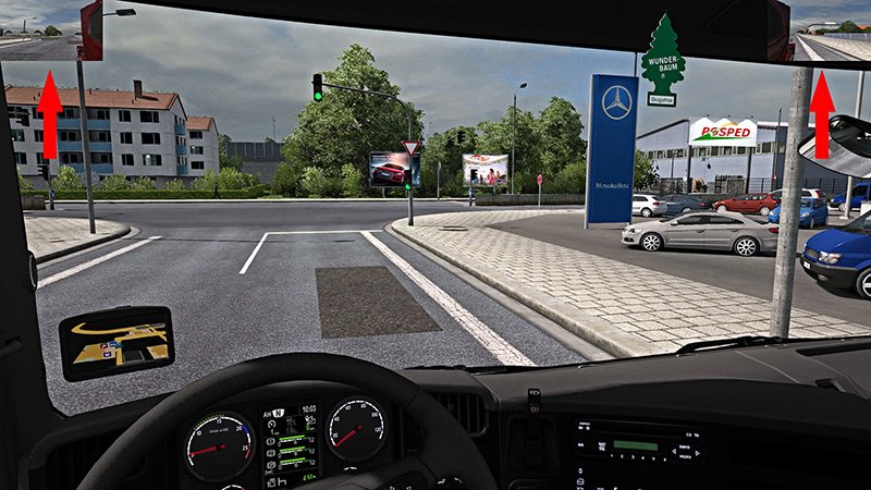 Mini Mirrors for Ets2