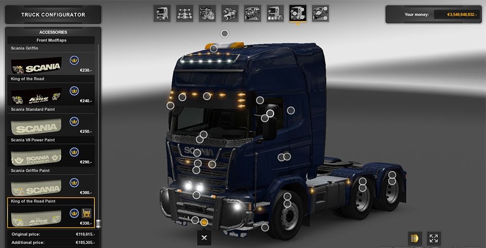 Scania StreamLine Tuning v1 for Ets2