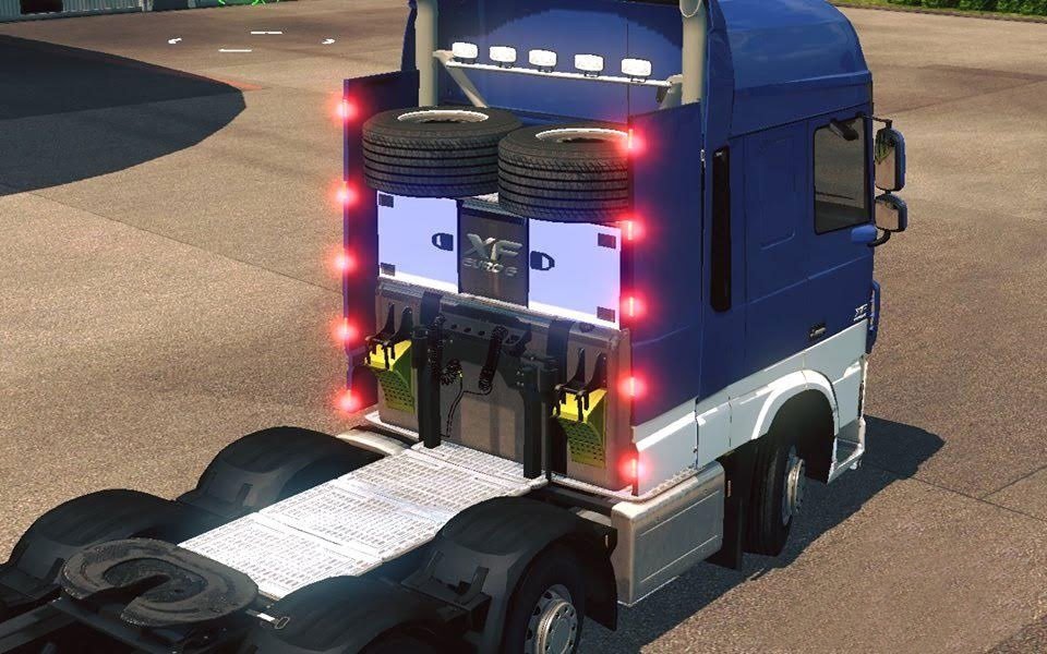 DAF XF Euro 6 8×2 chassis 1.1s [1.25.x]