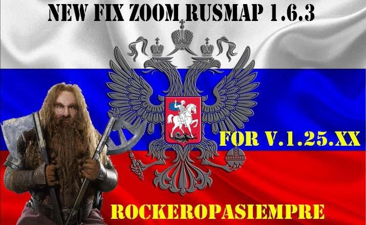 RusMap Zoom 1.6.3 NEW FIX [1.25.X]