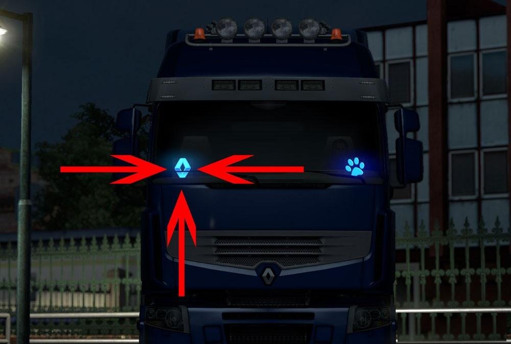 Truck Brand Windshield Ledplates v 2.0