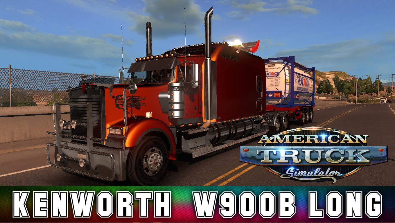Kenworth W900B Long + Interior v1.3 (v1.4.x) for ATS