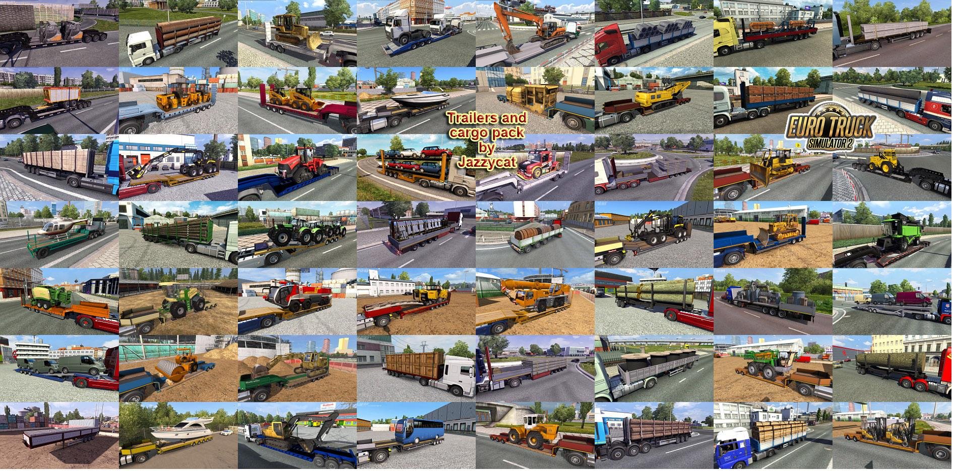 Trailers and cargo pack v4.2.1 by Jazzycat [1.25.x]