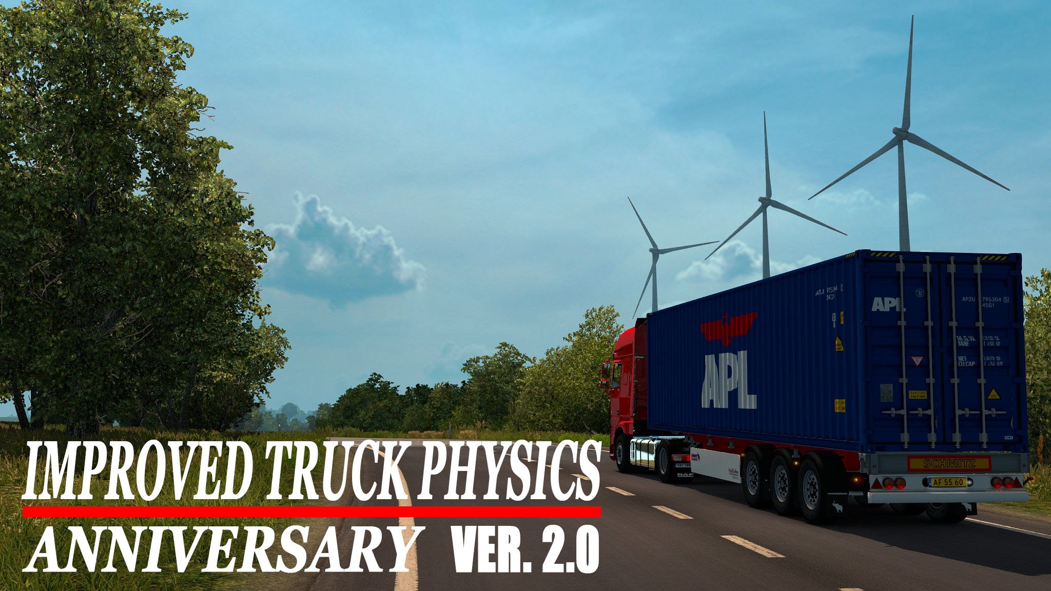 Improved truck physics 2.0 "Anniversary" edition (Fixes) for Ets2