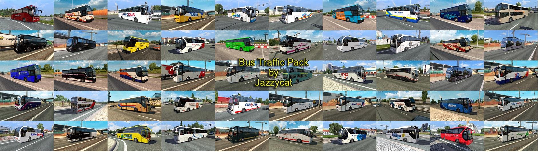 Bus Traffic Pack v1.4 by Jazzycat [1.25.x]