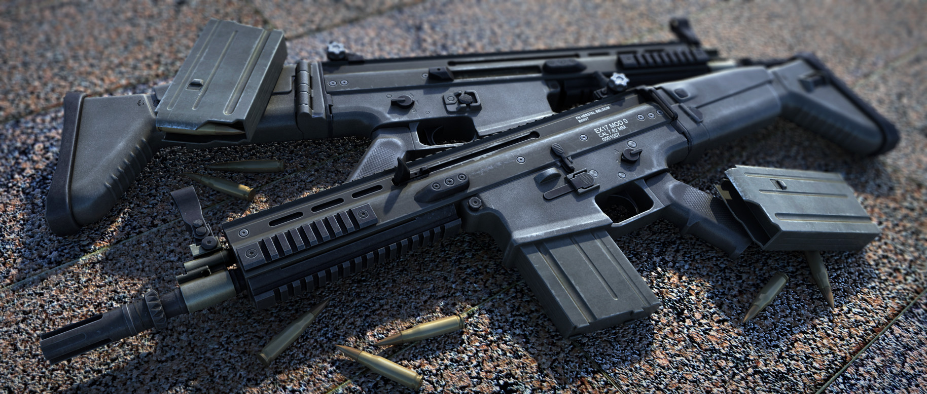 SCAR-H 1.02 v1.0 for Fallout 4