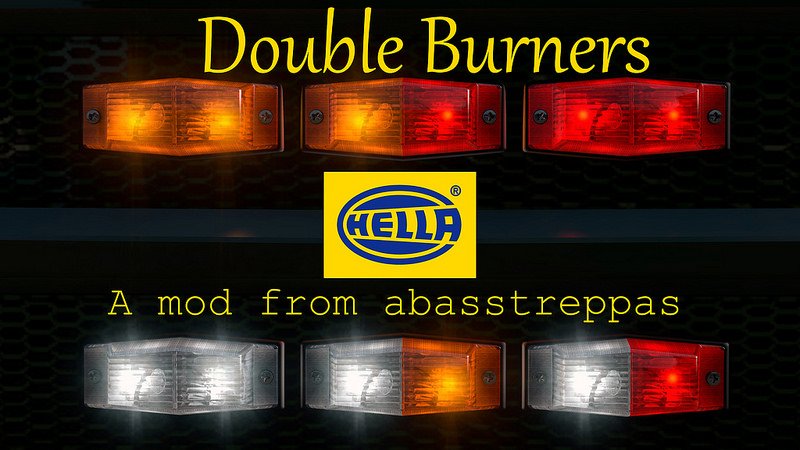 Hella Double Burners by abasstreppas for Ets2