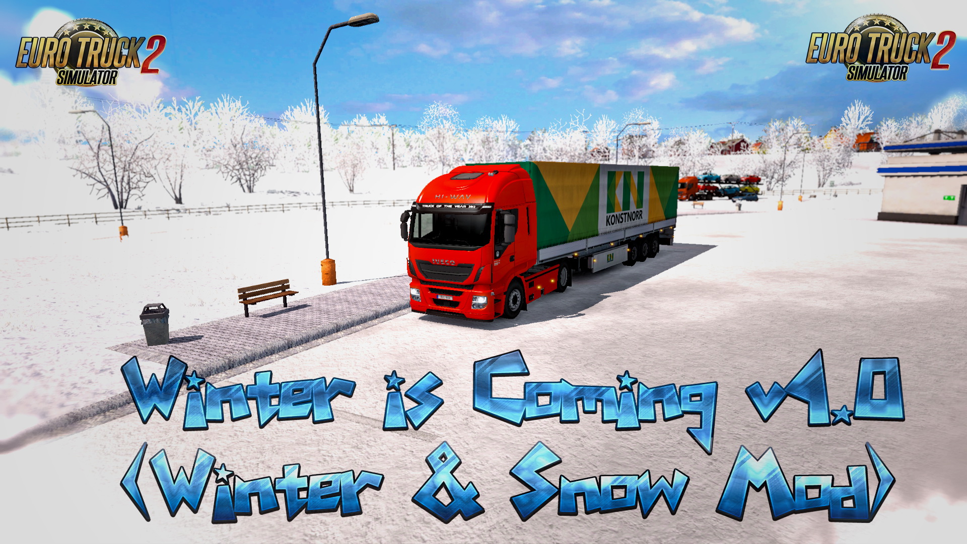 Winter is Coming v4.0 (Winter & Snow Mod) (1.25.x) for ETS 2