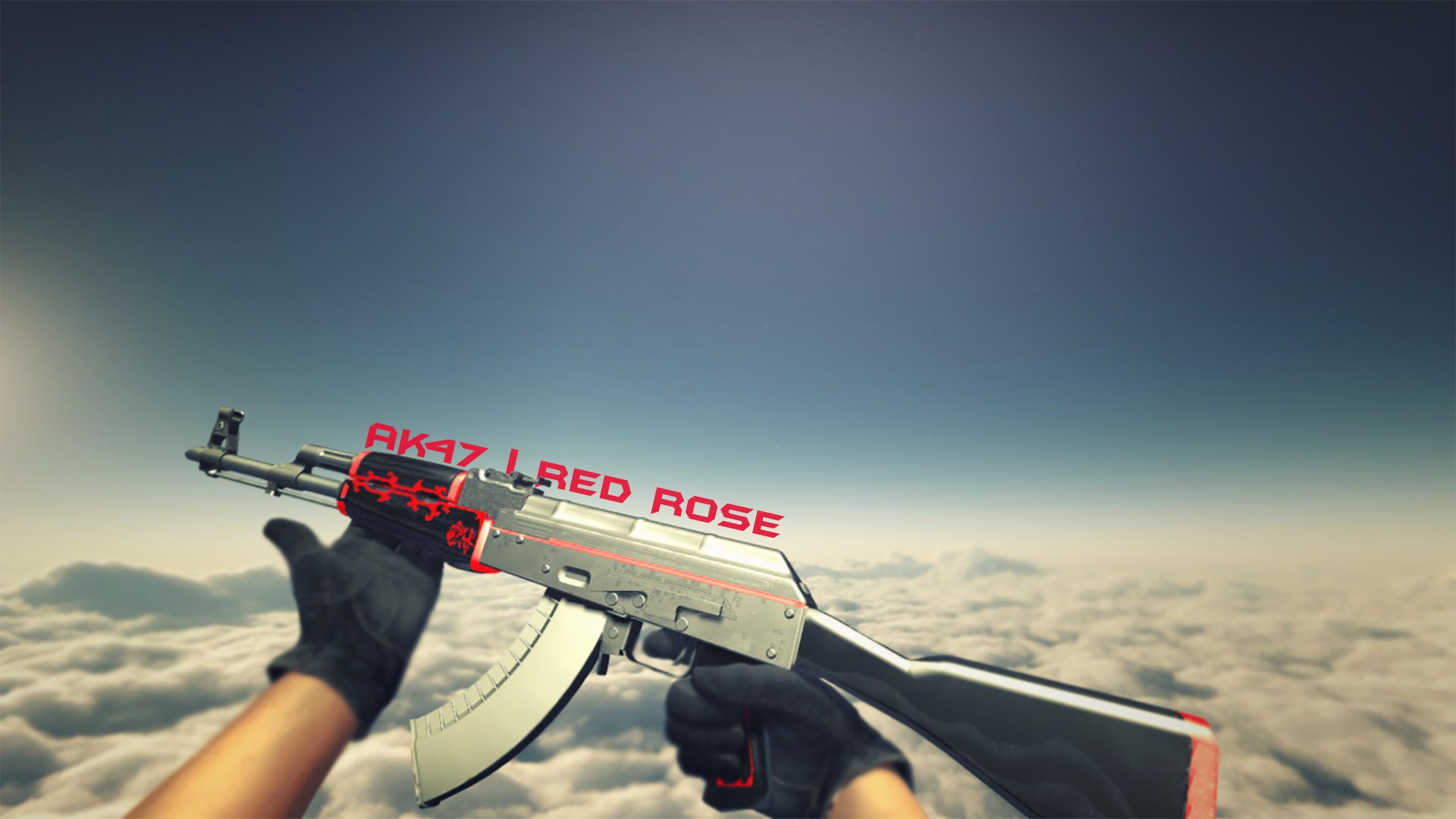 AK-47 Red Rose Skin v1.0 for CS:GO