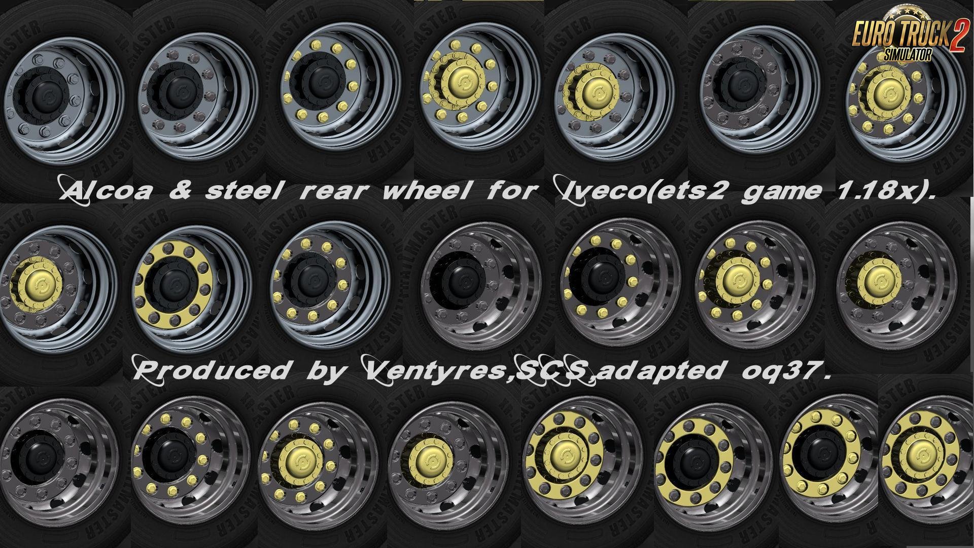 Iveco Wheels Pack for Ets2