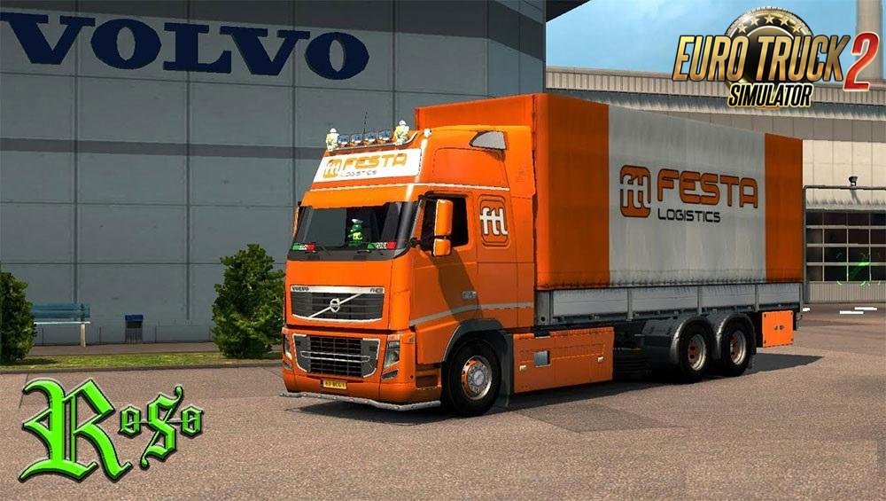 Volvo 2009 BDF Tandem Festa Ttransporti Logistics for Ets2