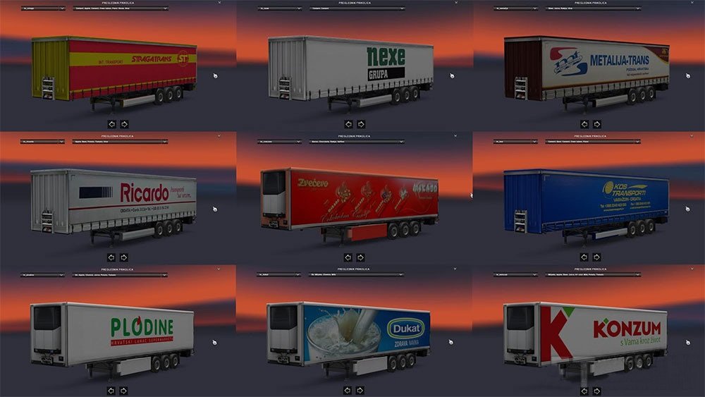 Croatian Trailers Pack